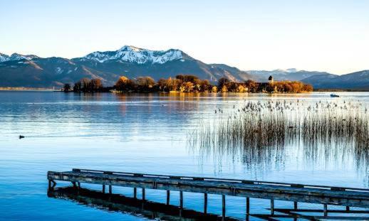 Uniqe I 95Qm I Bergblick I Garten I Bbq I Seenah Prien am Chiemsee Extérieur photo